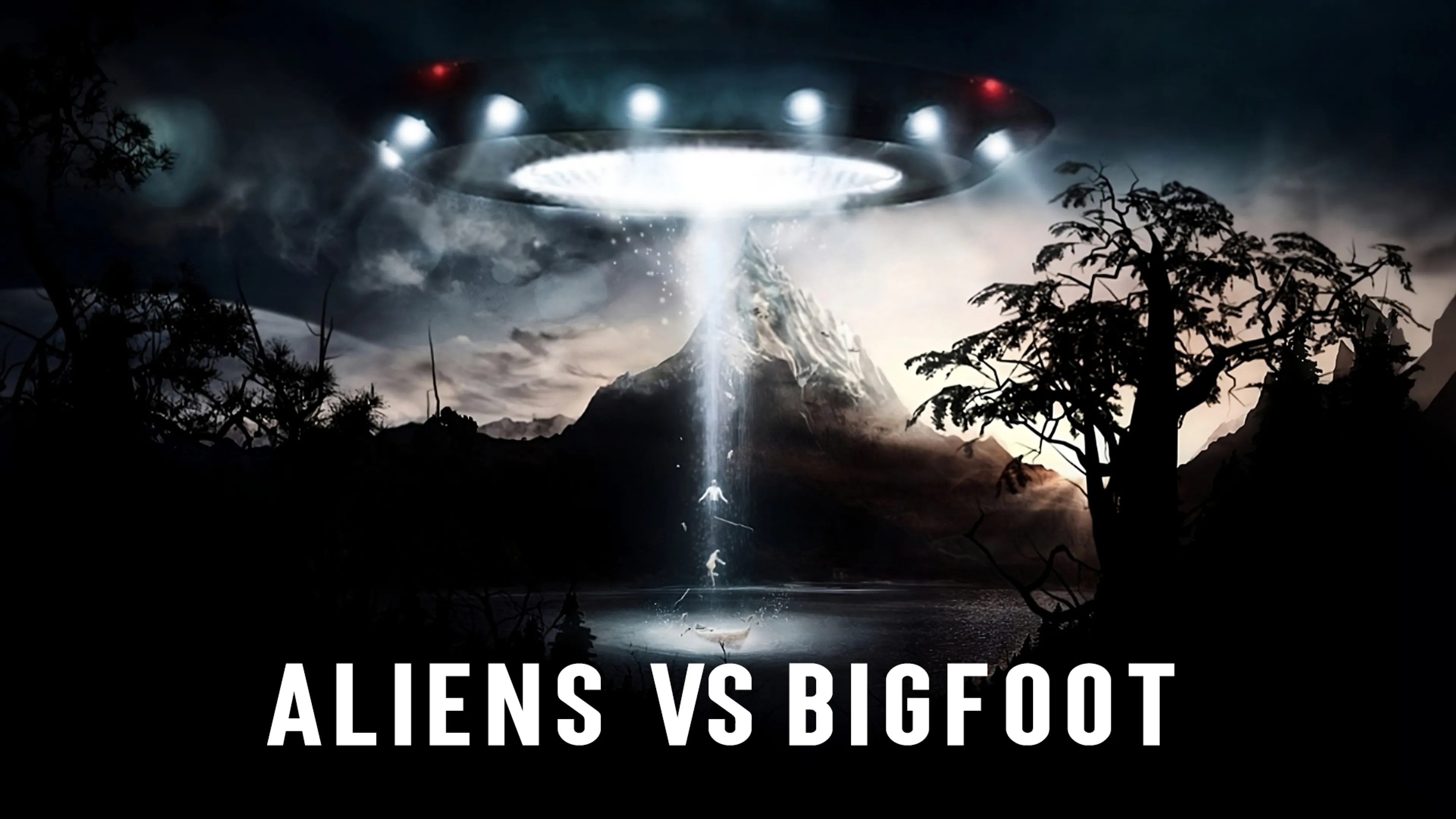 Aliens vs Bigfoot poster